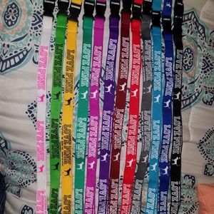 New Victoria secret pink lanyards
